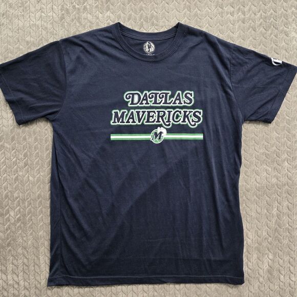2 Dallas Mavericks Dr. Pepper T-shirt Adult XL NBA Retro Throwback Script Logo - Picture 3 of 8